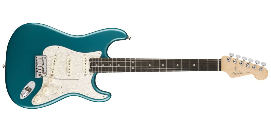 American Elite Stratocaster, Ebony Fingerboard - Ocean Turquoise