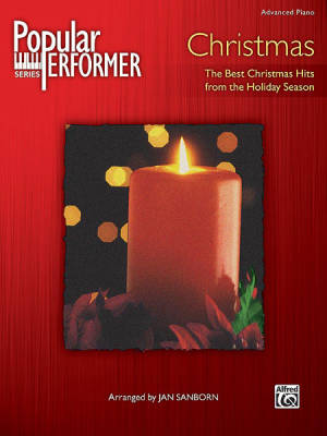 Alfred Publishing - Popular Performer: Christmas  - Sanborn - Advanced Piano - Book