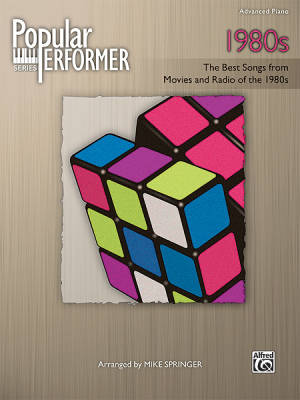 Popular Performer: 1980s - Springer - Advanced Piano - Book