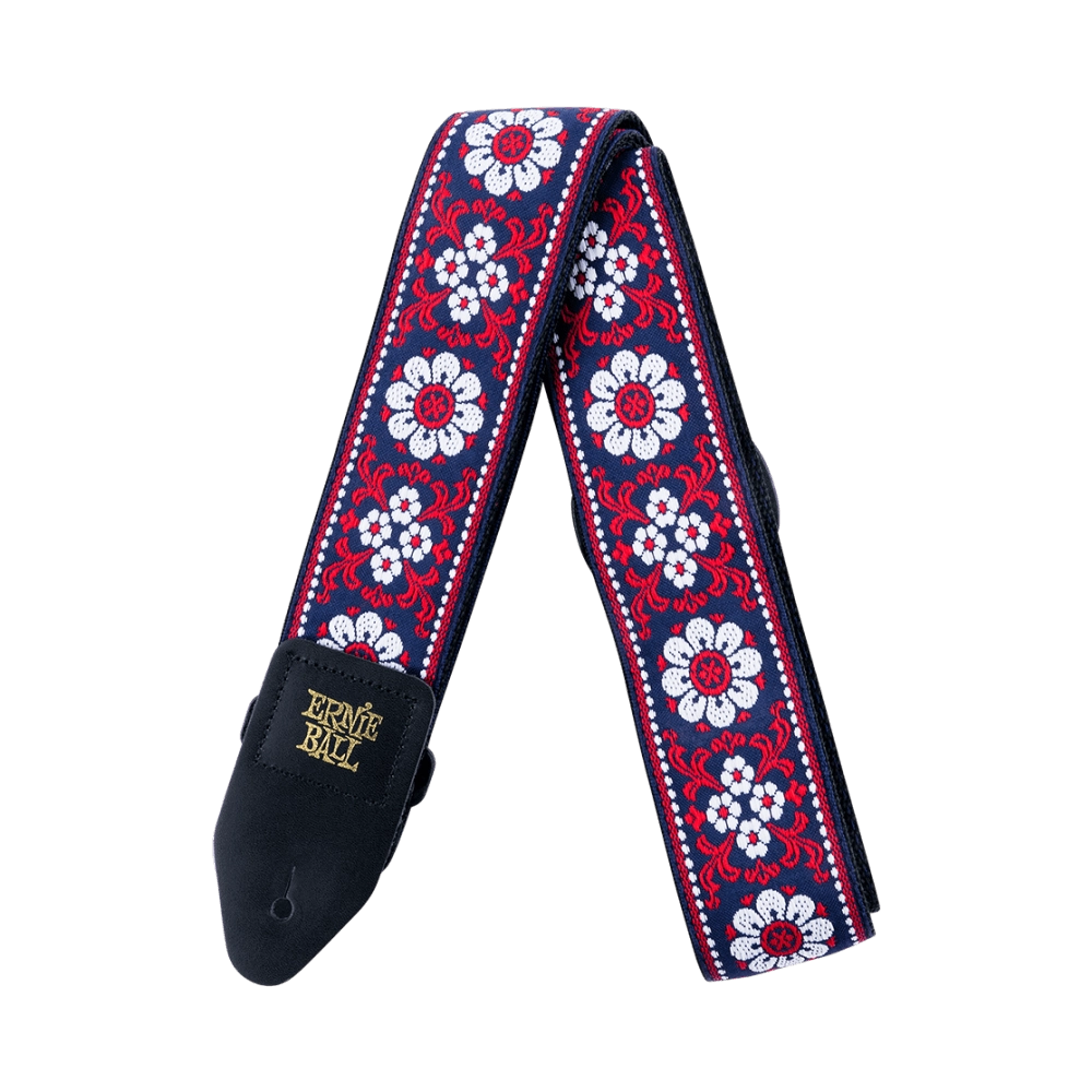 Midnight Blossom Jacquard Strap