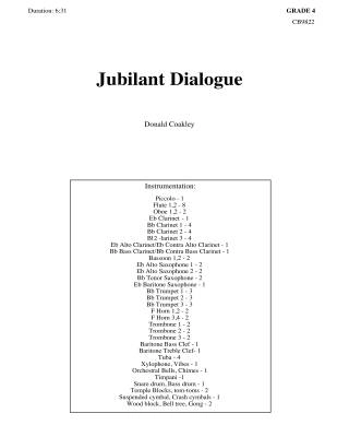 Eighth Note Publications - Jubilant Dialogue - Coakley - Concert Band - Gr. 4