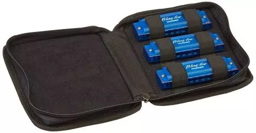 Blue Ice Harmonica 3-Pack, Keys of C, D and G