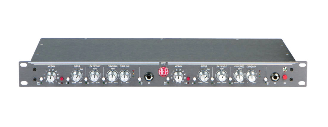 RPQ2 2-Channel Ribbon Mic Preamp w/ EQ & DI