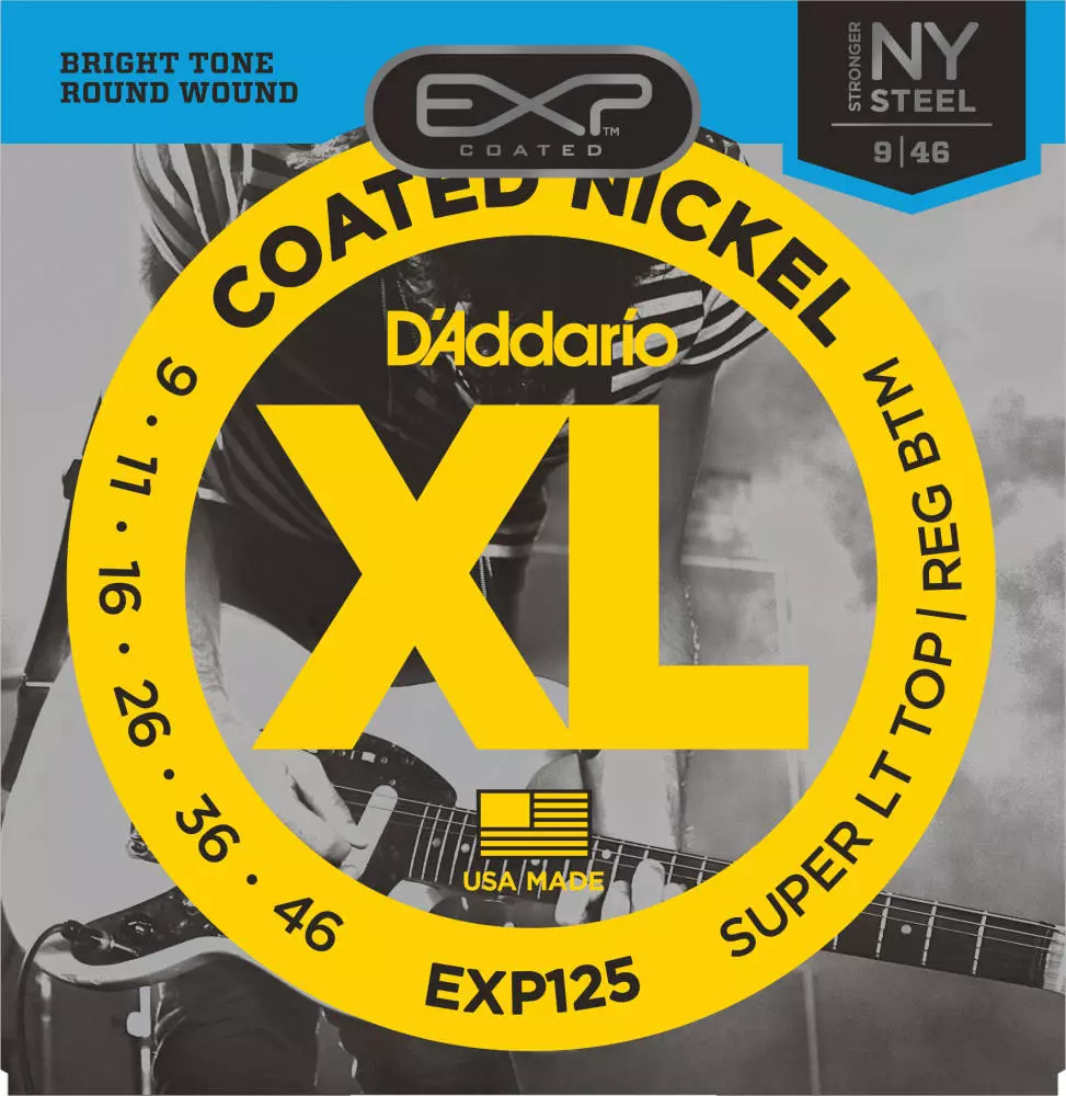 EXP125 - Nickel Wound Coated Super Light Top/Reg Bottom 09-46