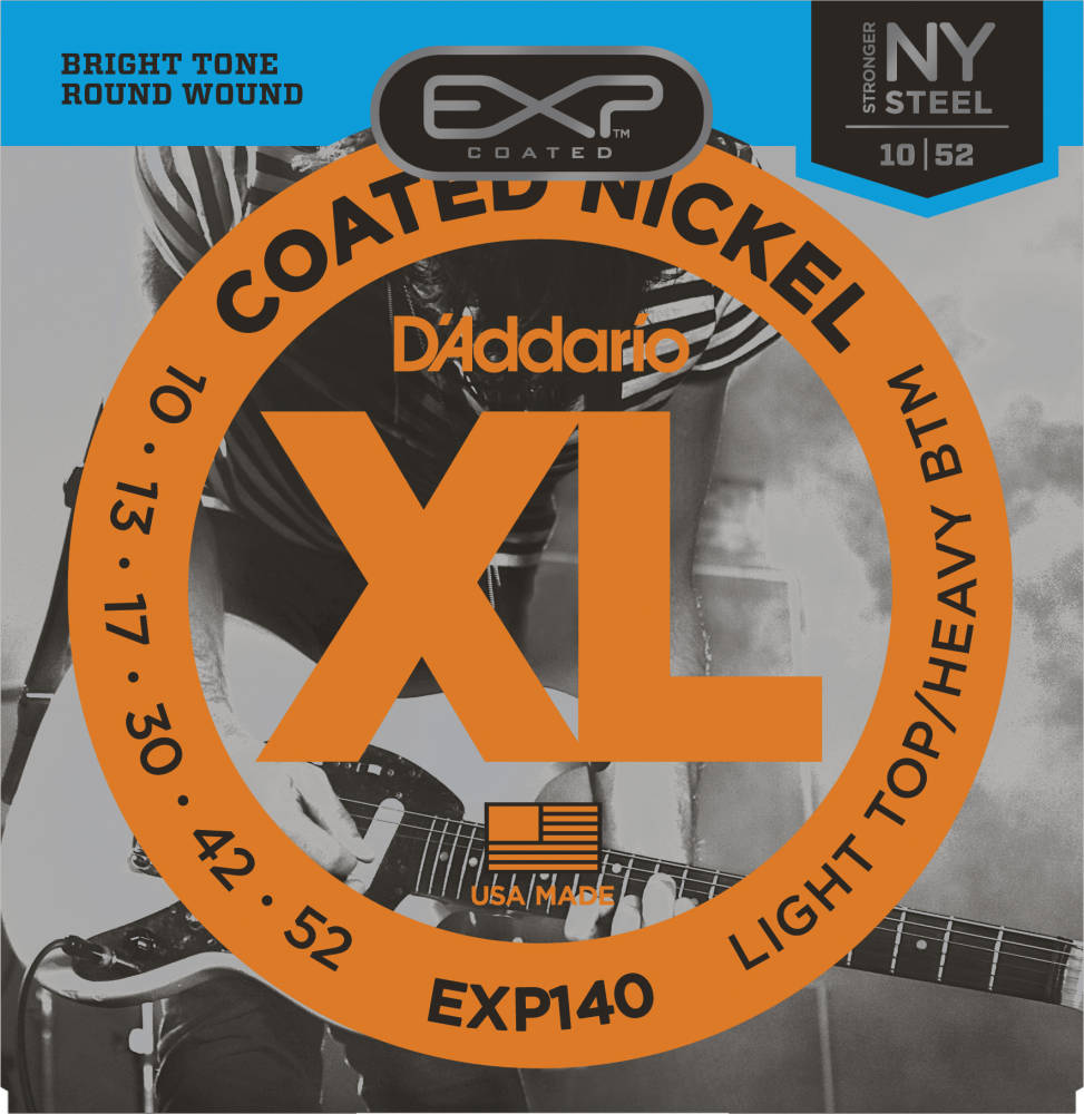 EXP140 - Nickel Wound Coated Light Top/Heavy Bottom 10-52