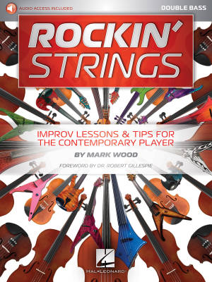 Hal Leonard - Rockin Strings - Wood - Double Bass - Book/Audio Online