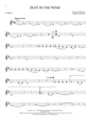 Classic Pop Songs: Instrumental Play-Along - Clarinet - Book/Audio Online