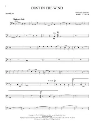 Classic Pop Songs: Instrumental Play-Along - Trombone - Book/Audio Online
