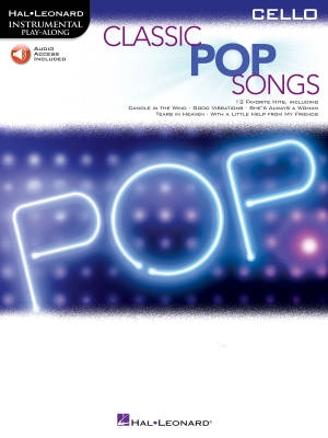 Hal Leonard - Classic Pop Songs: Instrumental Play-Along - Cello - Book/Audio Online