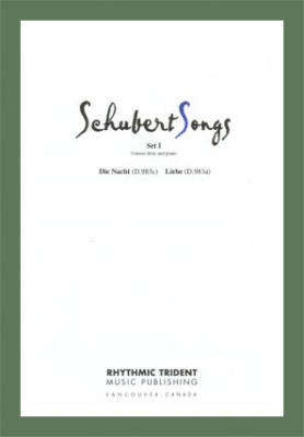 Schubert Songs - Set 1, Die Nacht (D.983c) & Liebe (D.983a) - Krummacher /Schiller /Schubert - SATB
