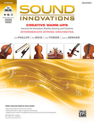 Sound Innovations for String Orchestra: Creative Warm-Ups - Cello/Bass - Book/Media Online