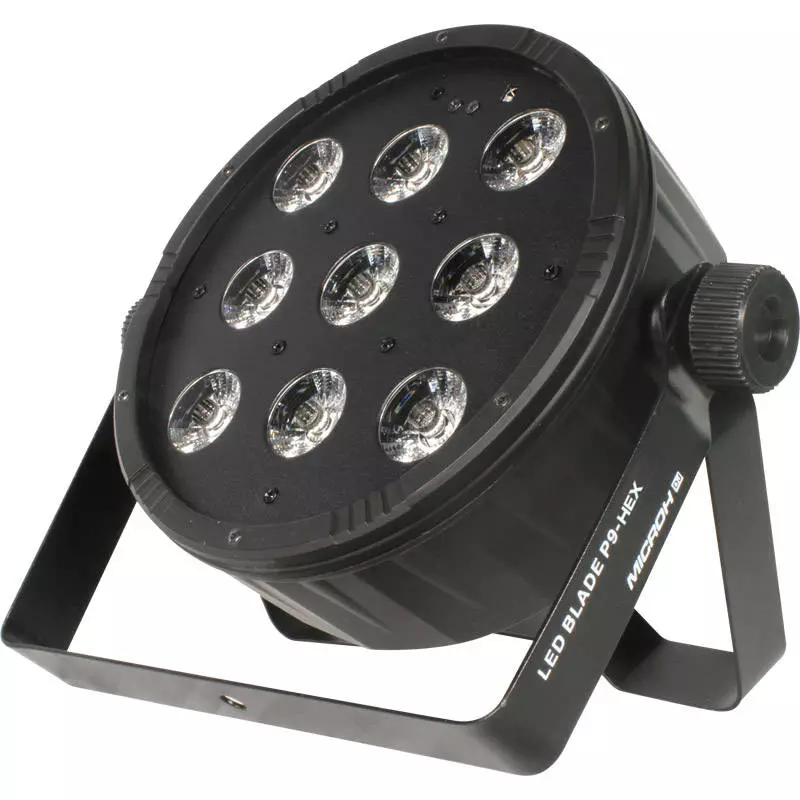 LED BLADEP9-HEX - 9 x 12 Watt 6-in-1 RGBW LED Slim Par