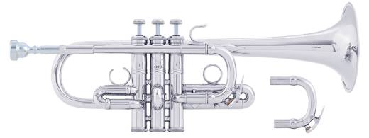 Bach - AE190S Stradivarius Artisan Series Eb Trumpet - Silverplate