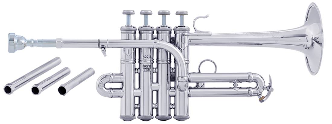 AP190S Stradivarius Artisan Series A/Bb Piccolo Trumpet - Silverplate