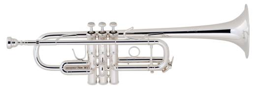 Bach - C180 Series C Trumpet - Silver Plated, No Case