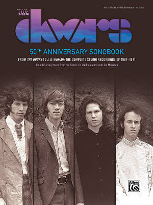 The Doors: 50th Anniversary Songbook - Piano/Vocal/Guitar - Hardcover Book