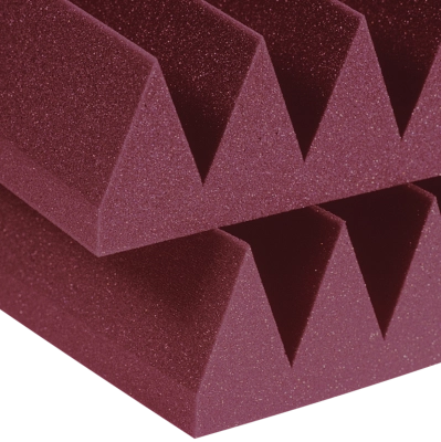 Studiofoam 4 Inch Wedge (6 Pack) - Burgundy