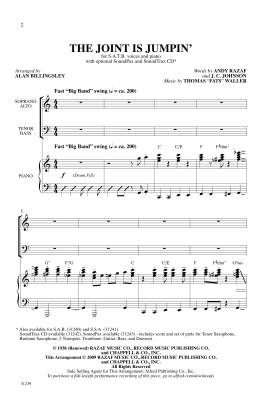The Joint Is Jumpin\' (From the Musical Ain\'t Misbehavin\') - Razaf /Johnson /Waller /Billingsley - SATB
