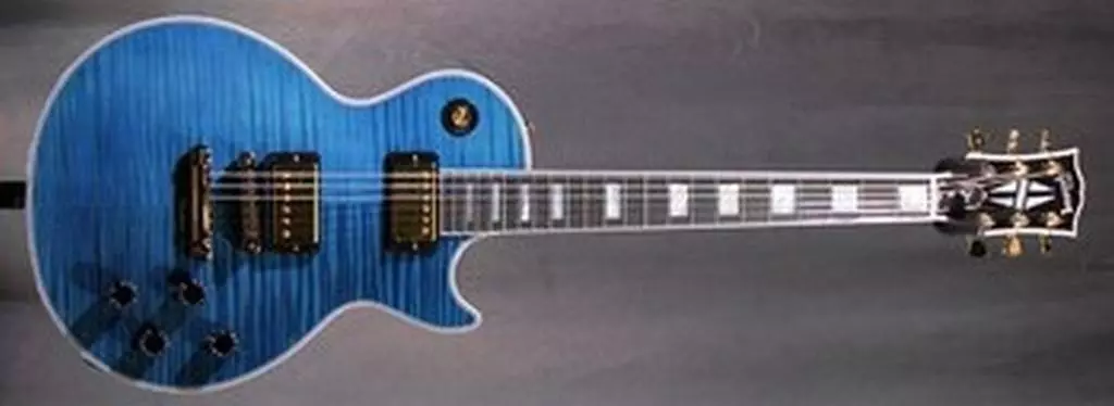 Les Paul Custom Trans Blue Ltd