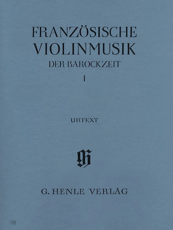 French Violin Music of the Baroque Era,  Volume I - Meyn-Beckmann - Violin/Piano - Book