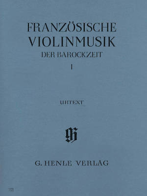 French Violin Music of the Baroque Era,  Volume I - Meyn-Beckmann - Violin/Piano - Book