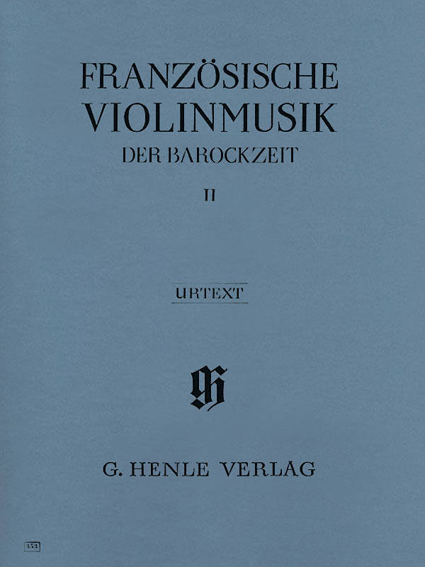 French Violin Music of the Baroque Era, Volume II - Meyn-Beckmann - Violin/Piano - Book