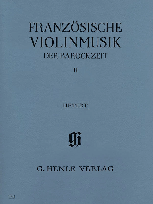 French Violin Music of the Baroque Era, Volume II - Meyn-Beckmann - Violin/Piano - Book