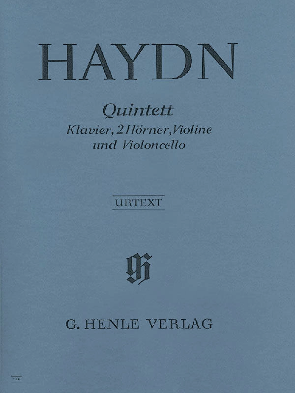 Quintet E flat major Hob. XIV:1 - Haydn/Stockmeier - Piano Quintet (Piano/2 Horns/Violin/Violoncello)