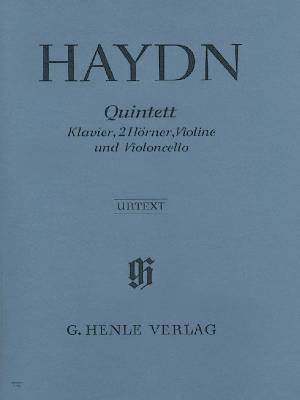 G. Henle Verlag - Quintet E flat major Hob. XIV:1 - Haydn/Stockmeier - Piano Quintet (Piano/2 Horns/Violin/Violoncello)