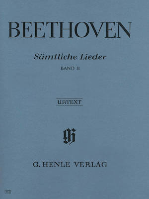 Complete Songs for Voice and Piano, Volume II - Beethoven/Luhning - Voice/Piano - Book