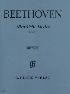 G. Henle Verlag - Complete Songs for Voice and Piano, Volume II - Beethoven/Luhning - Voice/Piano - Book