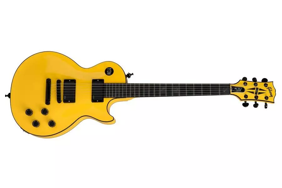 Les Paul Custom Chambered Blackout Ltd - Diablo Yellow