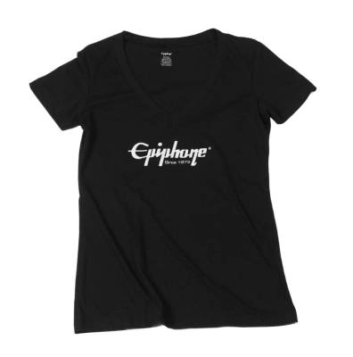 Epiphone - Womens V-Neck T-Shirt