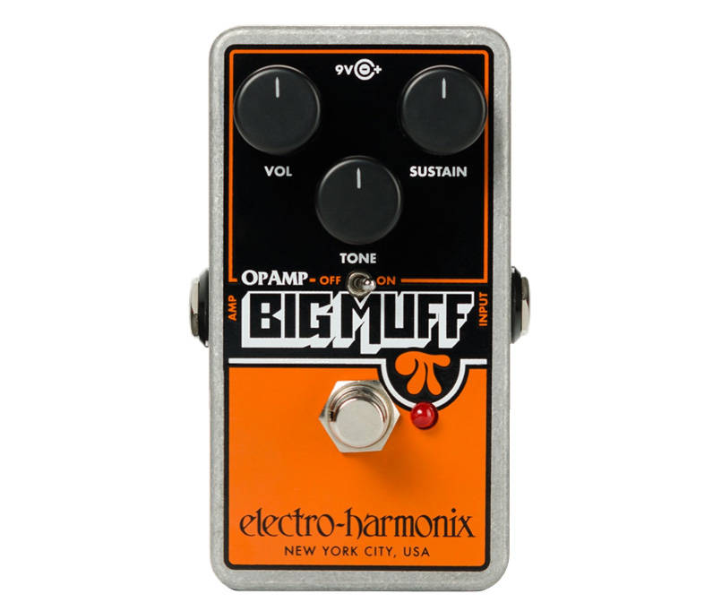 Op-Amp Big Muff Pi Distortion/Sustain Pedal