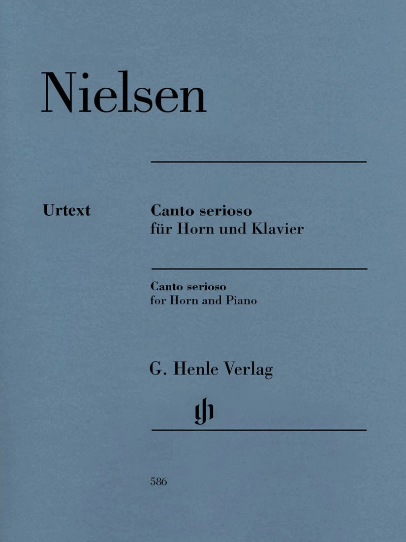 Canto Serioso for Horn and Piano - Nielsen/Rahmer - Sheet Music