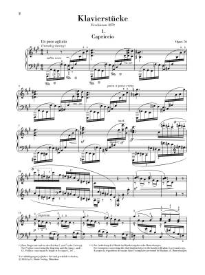 Klavierstucke (Revised Edition) - Brahms/Eich - Piano - Hardcover Book