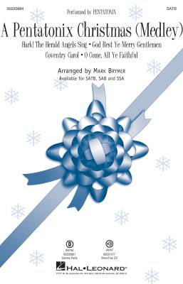 Hal Leonard - A Pentatonix Christmas (Medley) - Brymer - SATB