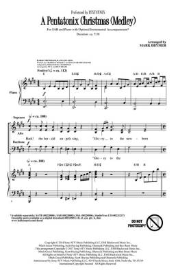 A Pentatonix Christmas (Medley) - Brymer - SAB