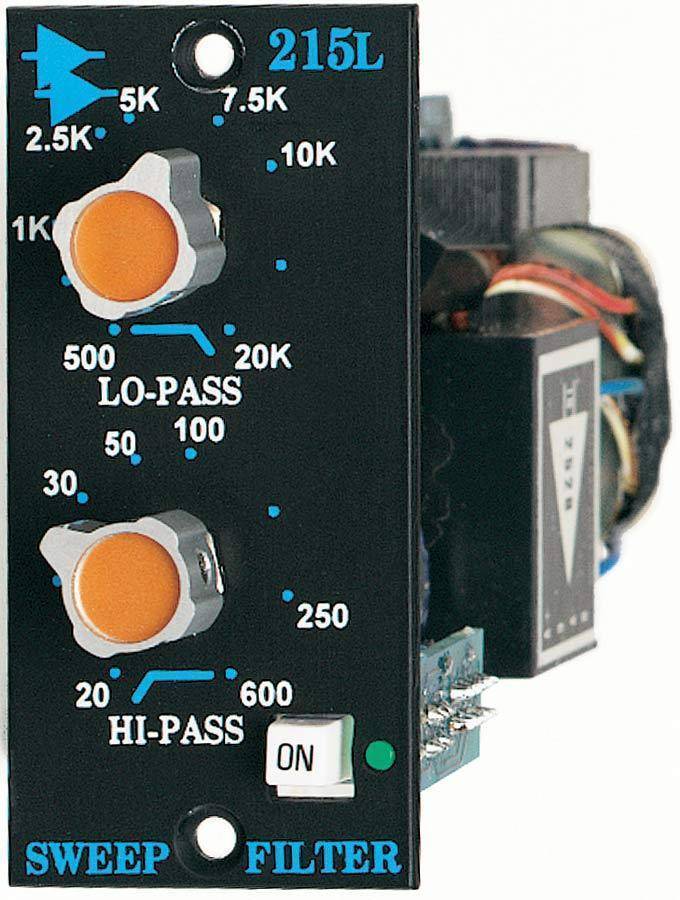 215L - Discrete HP/LP Sweep Filter Module