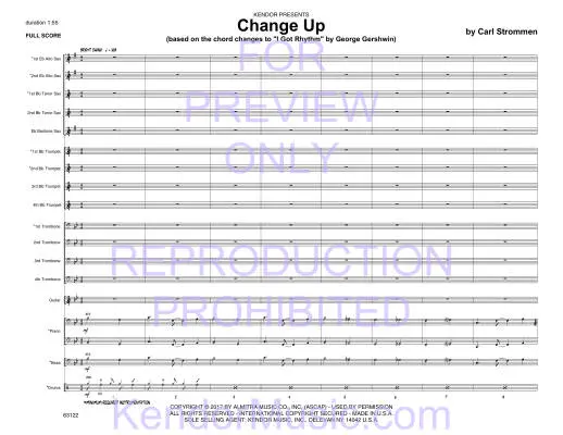 Change Up - Strommen - Jazz Ensemble - Gr. 1