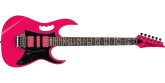 Ibanez - JEM Junior Steve Vai Signature Electric Guitar with Vine Inlay - Pink
