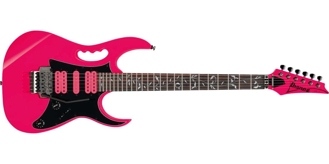 Guitare lectrique JEM Junior avec incrustations Arbre de vie - Rose