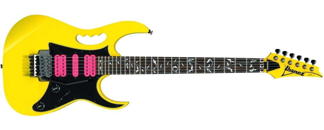 JEM Junior Steve Vai Signature Electric Guitar with Vine Inlay - Yellow