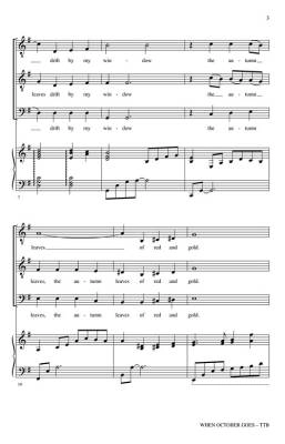 When October Goes (with Autumn Leaves) - Mercer /Manilow /Kosma /Langford - TTB