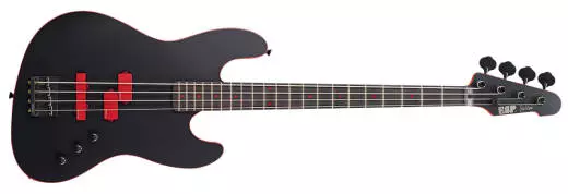 LTD FB-J4 Frank Bello Signature Bass Guitar - Black Satin
