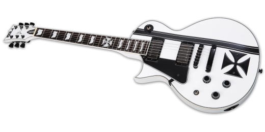 LTD Iron Cross Left-Handed Electric Guitar - Snow White