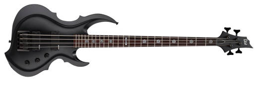 ESP Guitars - LTD TA-204 FRX Tom Araya Signature Electric Bass - Black Satin