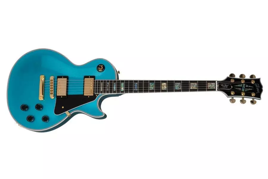 Les Paul Custom Abalone Sparkle Ltd - Blue