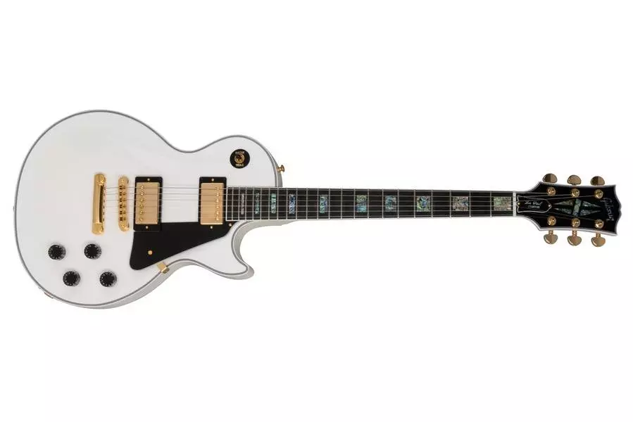 Les Paul Custom Abalone Sparkle Ltd - White