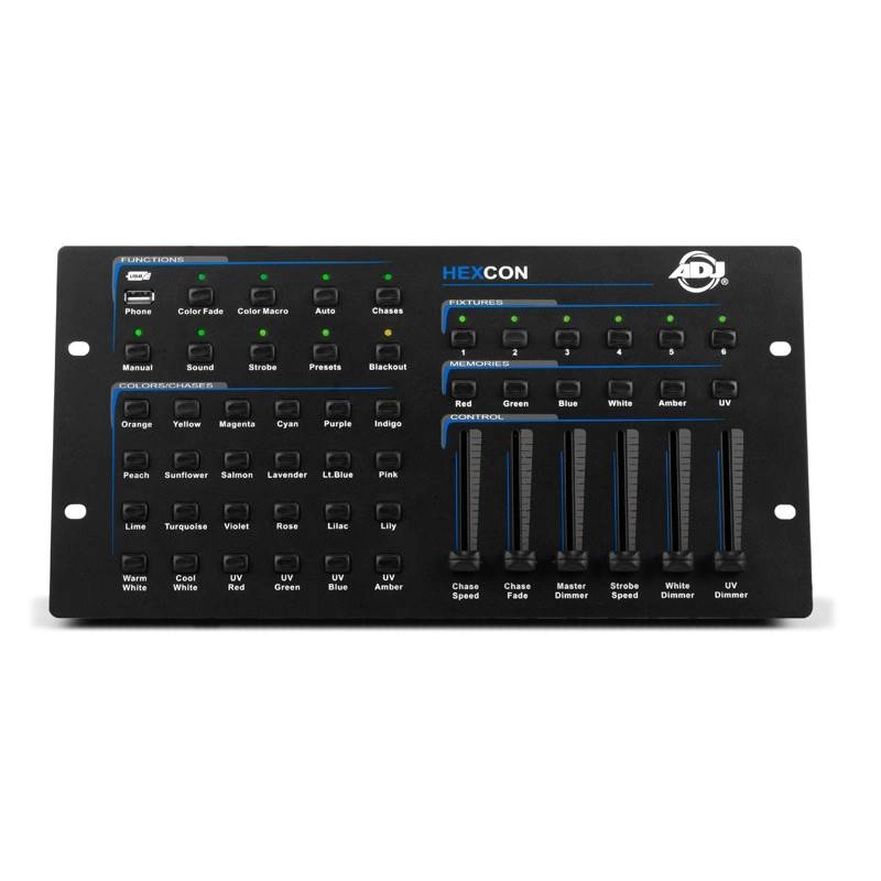 Hexcon 36-channel DMX Controller for Hex Series Wash Fixtures